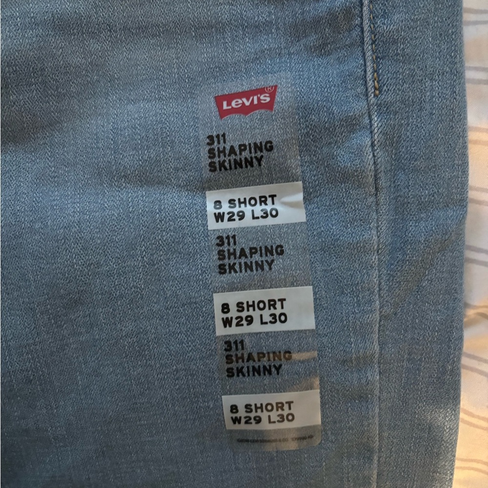 Levi's Blue Denim Shaping Skinny Jeans